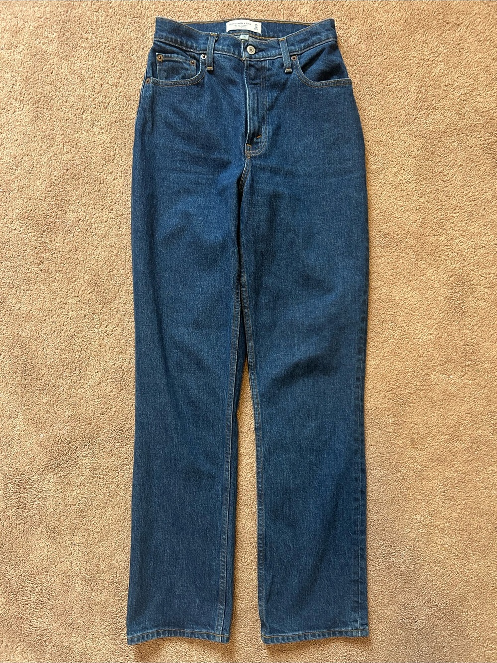 Abercrombie & Fitch 90s Straight Ultra High Rise Curve Love Jeans